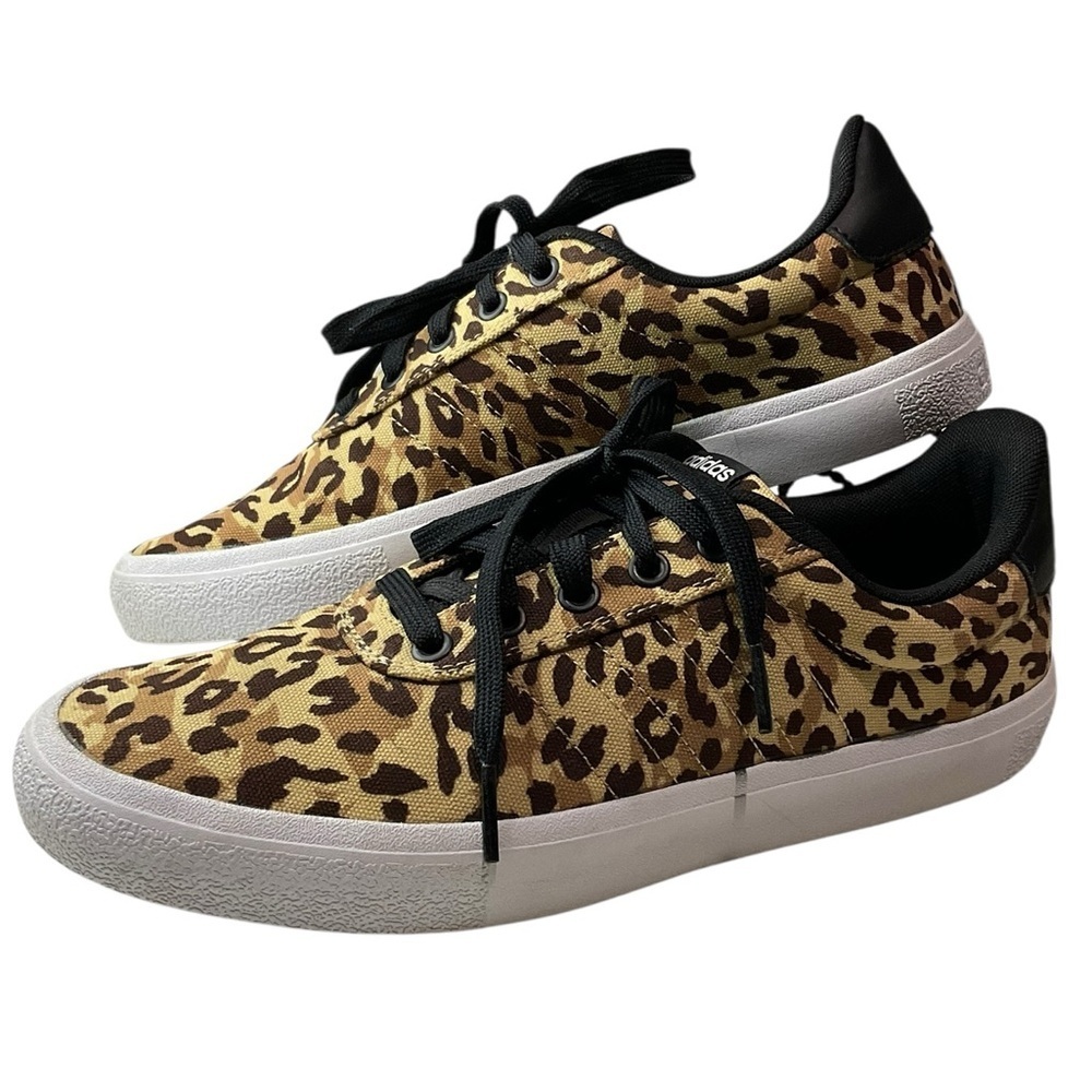 Adidas x Farm Rio VULC RAID3R Leopard Print Skateboarding Sneakers Size 8 - Picture 6 of 11